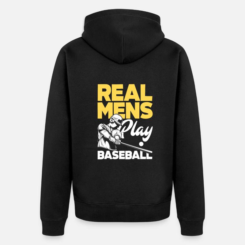 Drôle de baseball - Veste à capuche bio Premium Unisexe - noir