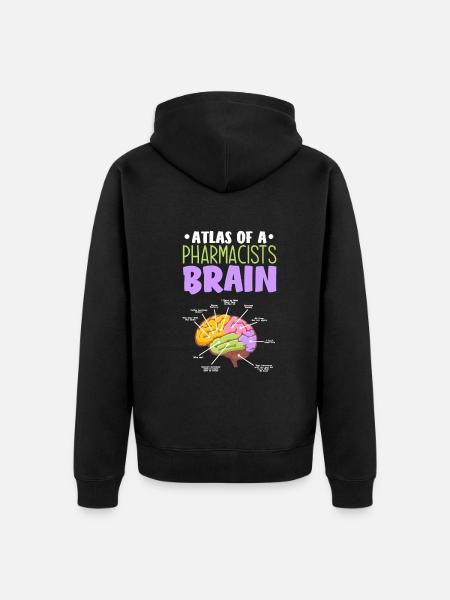 Apothecary Apothecary Apothecary Pharmacy Gift - Unisex Premium Organic Zip Hoodie - black
