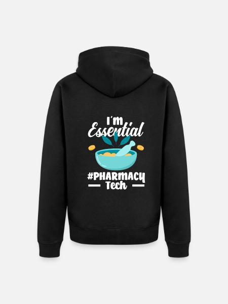 Apothecary Apothecary Apothecary Pharmacy Gift - Unisex Premium Organic Zip Hoodie - black