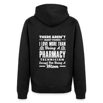 Apothecary Apothecary Apothecary Pharmacy Gift - Unisex Premium Organic Zip Hoodie - black - Back - Nico (187cm)