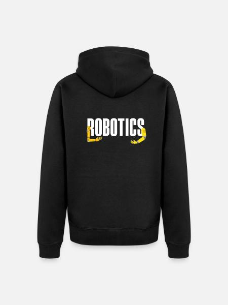 Robotics Robot Programmer - Unisex Premium Organic Zip Hoodie - black