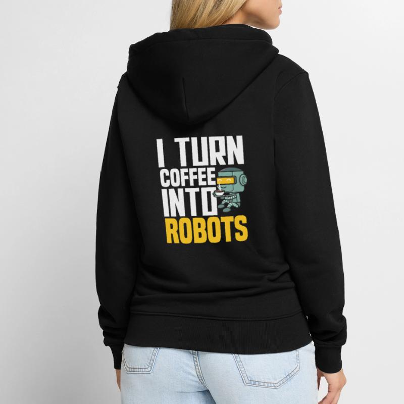 Robotics Robot Programmer Unisex Premium Organic Zip Hoodie