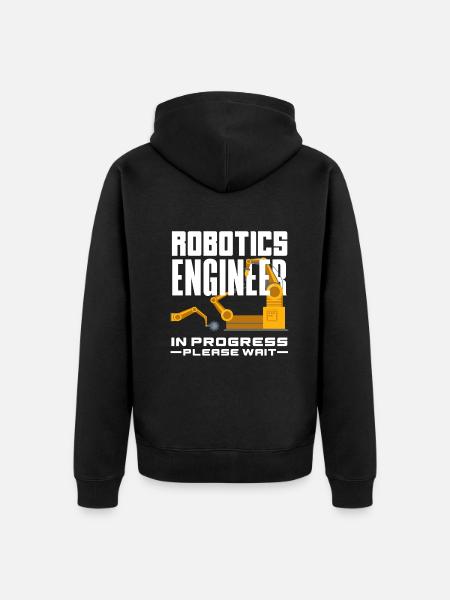 Programmeur de robots robotiques - Veste à capuche bio Premium Unisexe - noir
