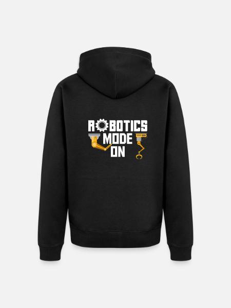 Programmeur de robots robotiques - Veste à capuche bio Premium Unisexe - noir