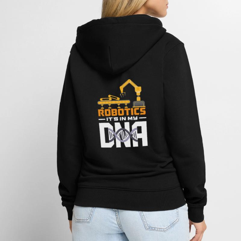 Robotics Robot Programmer Unisex Premium Organic Zip Hoodie