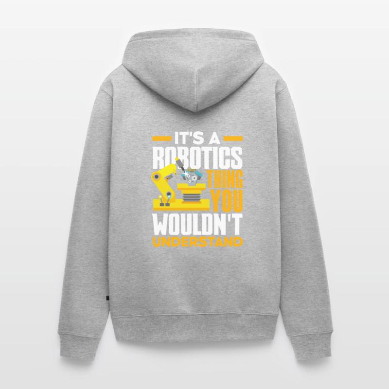 Robotics Robot Programmer Unisex Premium Organic Zip Hoodie