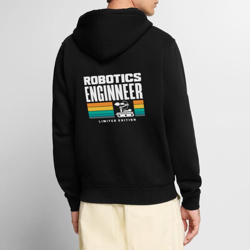 Robotics Robot Programmer Unisex Premium Organic Zip Hoodie