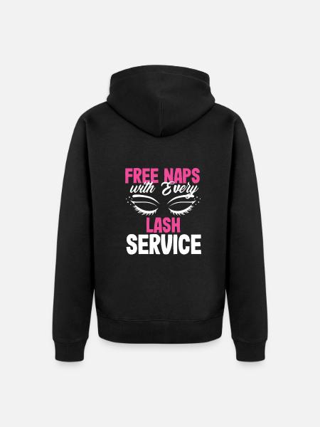Hautpflege Kosmetikerin Kosmetik - Unisex Premium Bio Zip Hoodie - Schwarz