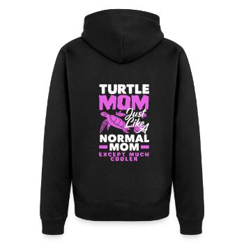 Tortue Tortue Mer Cadeau - Veste à capuche bio Premium Unisexe - noir - Dos - Nico (187cm)