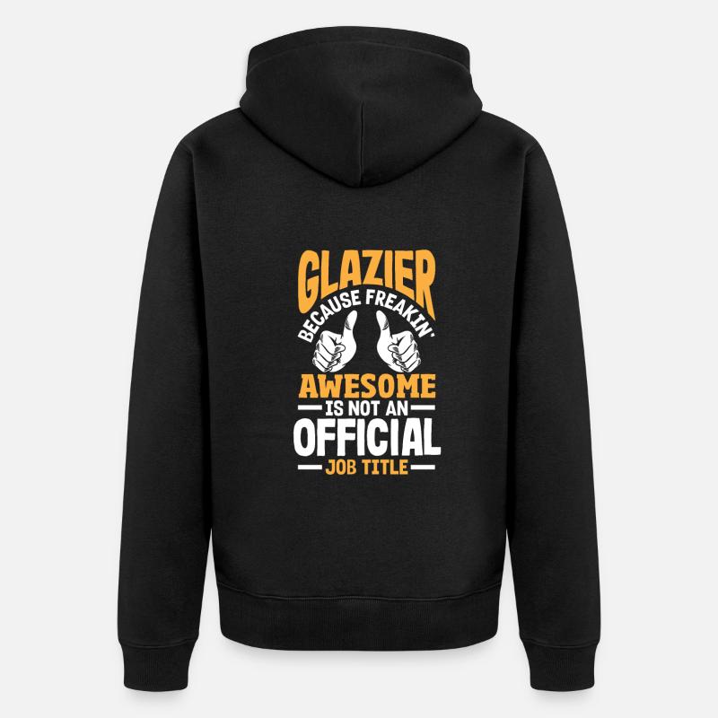 Glasses Gift - Unisex Premium Organic Zip Hoodie - black