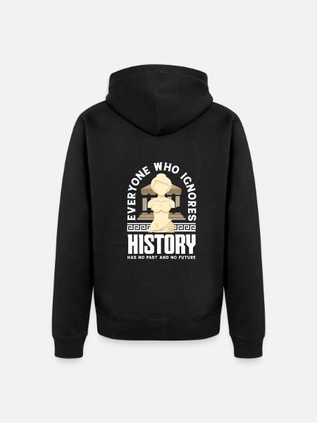 Funny Teacher Teacher Gift - Unisex Premium Organic Zip Hoodie - black