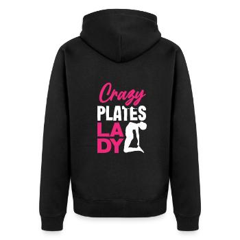 Crazy Pilates Lady Fitness Pilates Passion - Veste à capuche bio Premium Unisexe - noir - Dos - Nico (187cm)