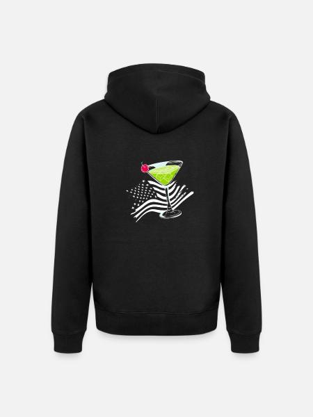 Funny Bartender Saying Bartender Gift - Unisex Premium Organic Zip Hoodie - black