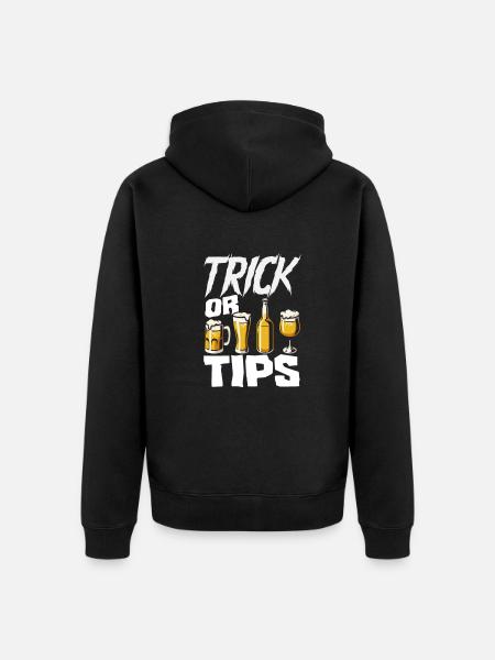 Funny Bartender Saying Bartender Gift - Unisex Premium Organic Zip Hoodie - black