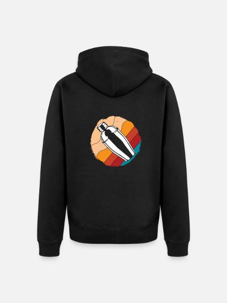 Funny Bartender Saying Bartender Gift - Unisex Premium Organic Zip Hoodie - black