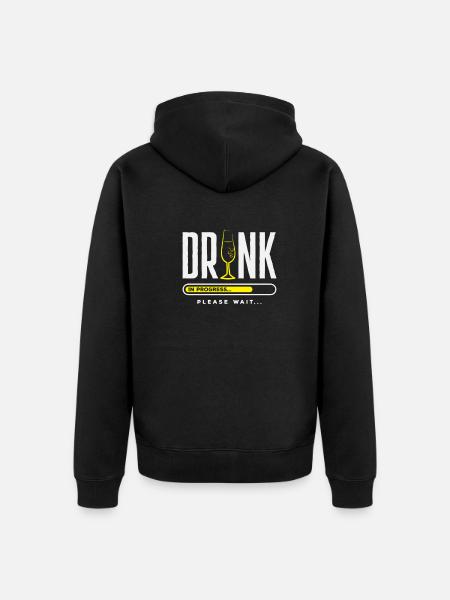 Funny Bartender Saying Bartender Gift - Unisex Premium Organic Zip Hoodie - black