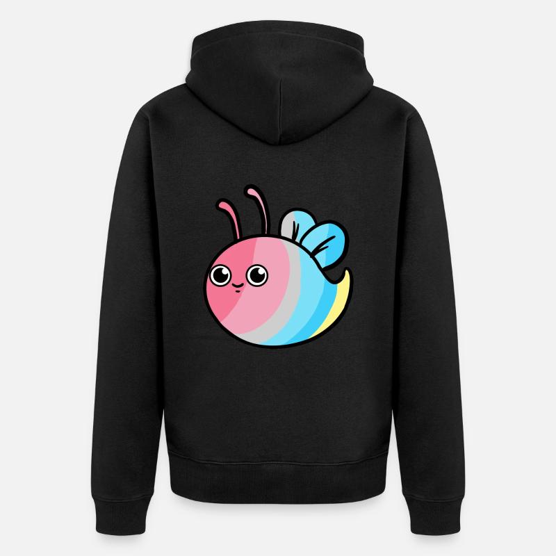 Genderflux Abeille Genderflux Pride - Veste à capuche bio Premium Unisexe - noir
