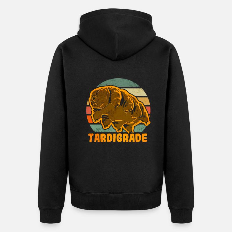 Le tardigrade - Veste à capuche bio Premium Unisexe - noir