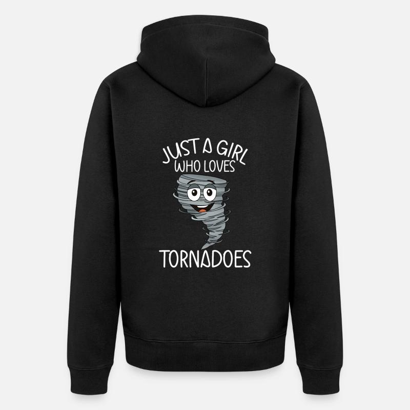 Tornade - Veste à capuche bio Premium Unisexe - noir