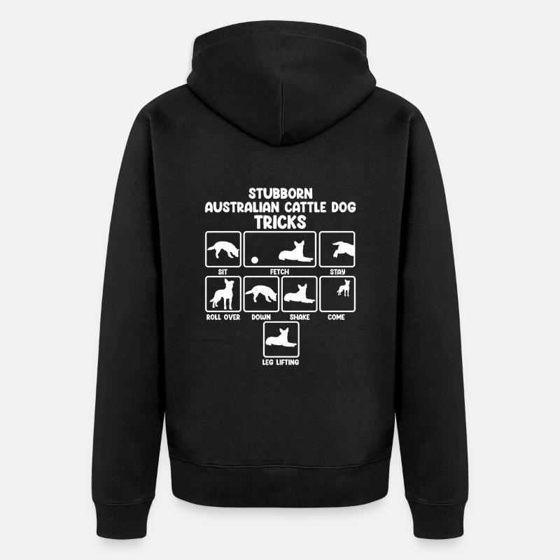 Bouvier australien - Veste à capuche bio Premium Unisexe - noir