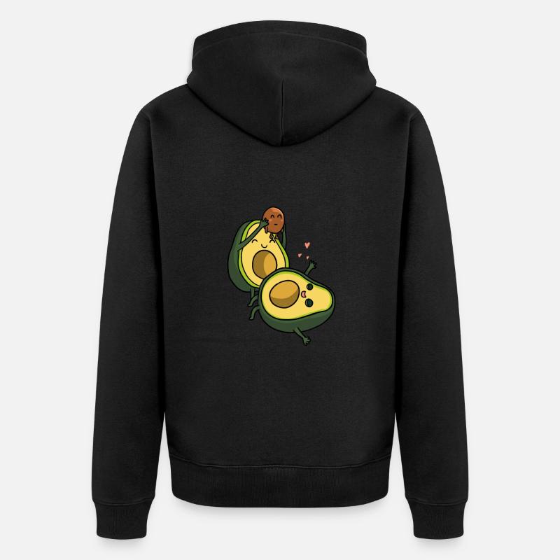 Bébé avocat - Veste à capuche bio Premium Unisexe - noir