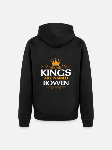 Bowen - Veste à capuche bio Premium Unisexe - noir