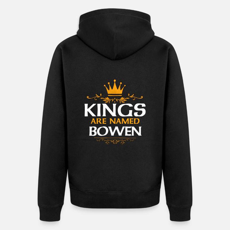 Bowen - Veste à capuche bio Premium Unisexe - noir