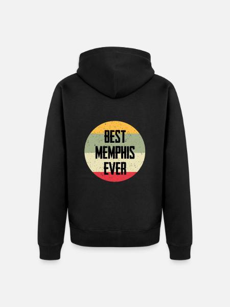 Best Memphis Ever - Unisex Premium Organic Zip Hoodie - black
