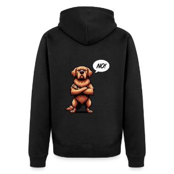 Pas de Golden Retriever Goldie Goldiebesitzer Goldies - Veste à capuche bio Premium Unisexe - noir - Dos - Nico (187cm)