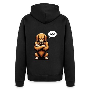 Pas de Golden Retriever Goldie Goldiebesitzer Goldies - Veste à capuche bio Premium Unisexe - noir - Dos - Nico (187cm)