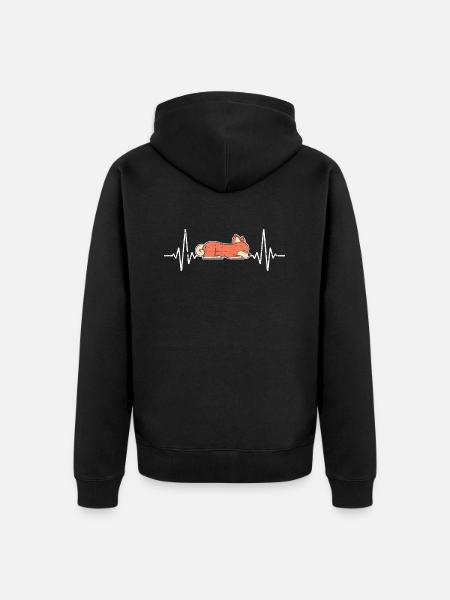 Shiba Inu - Veste à capuche bio Premium Unisexe - noir