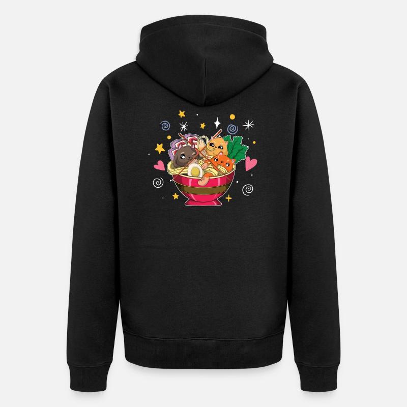 Ramen - Veste à capuche bio Premium Unisexe - noir