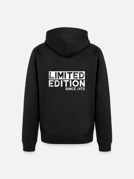 Limited edition since 1973 - Unisex Premium Organic Zip Hoodie - black