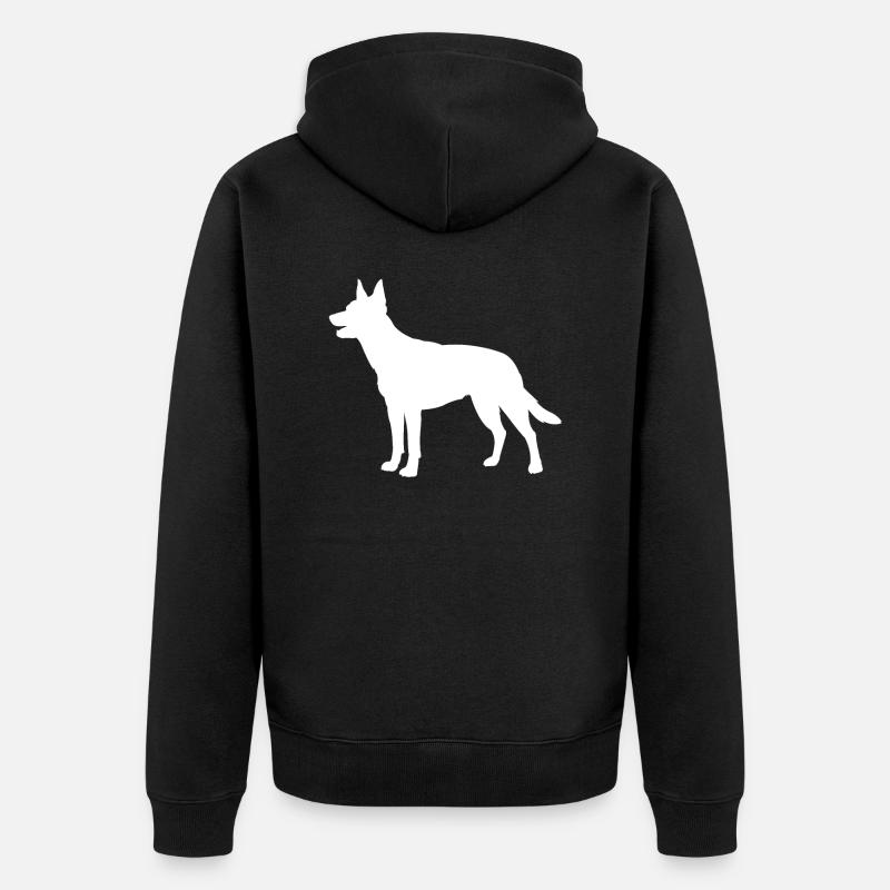 Australian Kelpie - Veste à capuche bio Premium Unisexe - noir