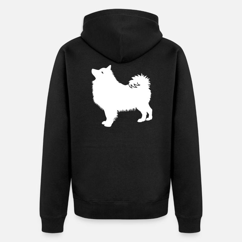 Finnischer Lapphund - Veste à capuche bio Premium Unisexe - noir