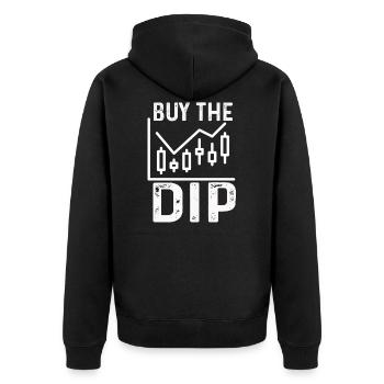 Achetez le cadeau de fan d'investisseur The Dip Trader - Veste à capuche bio Premium Unisexe - noir - Dos - Nico (187cm)