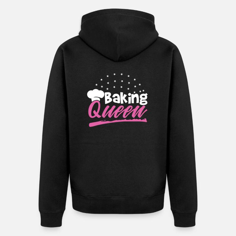 Baking Queen - Veste à capuche bio Premium Unisexe - noir
