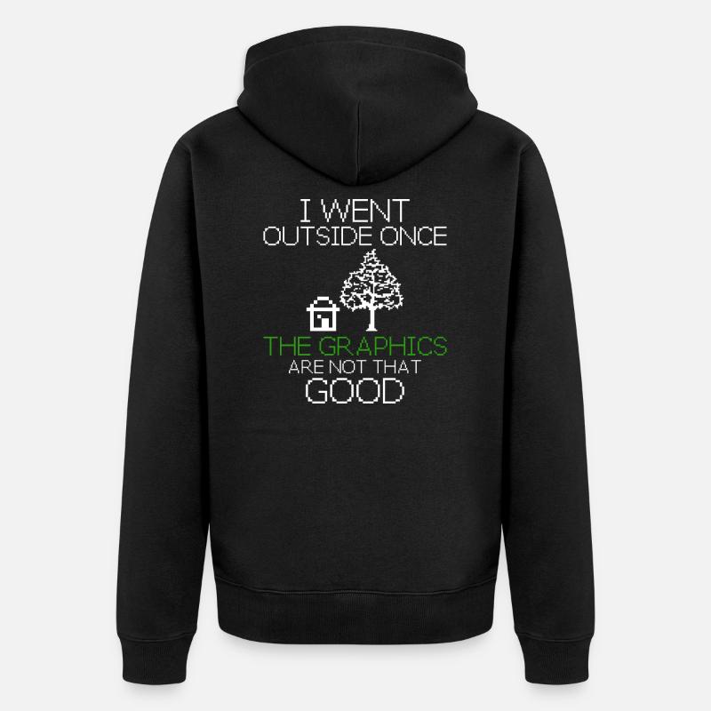 Programmer Funny gift idea - Unisex Premium Organic Zip Hoodie - black