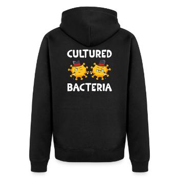 Microbiologist Microbiology Biology teacher Gift - Veste à capuche bio Premium Unisexe - noir - Dos - Nico (187cm)