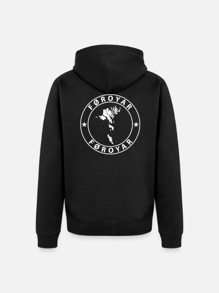 Faroe Islands - Unisex Premium Organic Zip Hoodie - black