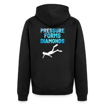 SCUBA DIVER SCUBA DIVING Idée cadeau - Veste à capuche bio Premium Unisexe - noir - Dos - Nico (187cm)