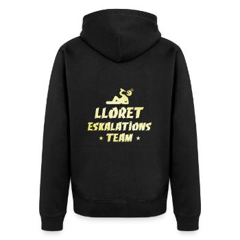Lloret De Mar Escalation - Veste à capuche bio Premium Unisexe - noir - Dos - Nico (187cm)