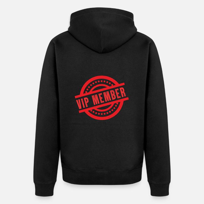 Membre Vip - Veste à capuche bio Premium Unisexe - noir