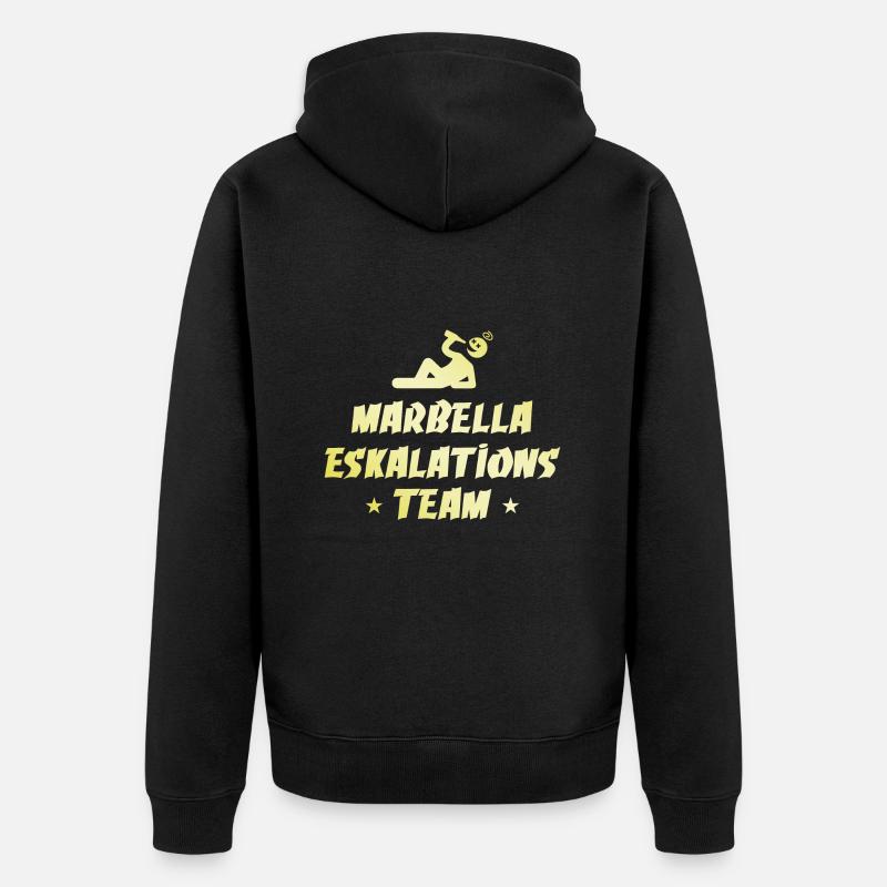 Escalade à Marbella - Veste à capuche bio Premium Unisexe - noir