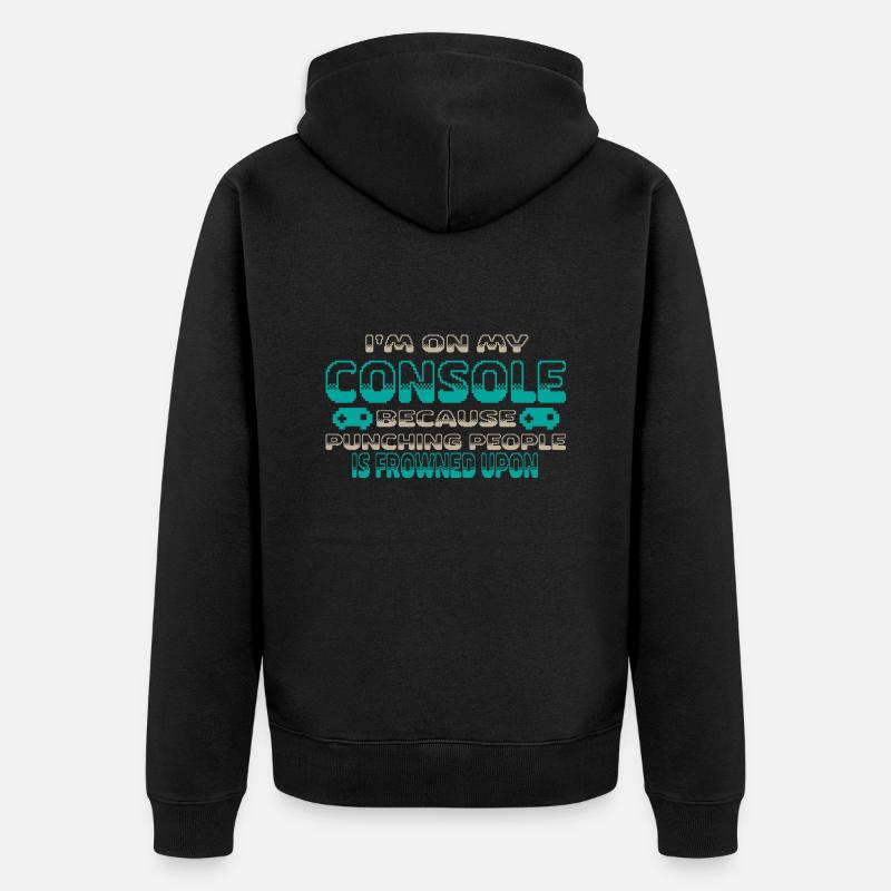 C’est mal vu - Veste à capuche bio Premium Unisexe - noir