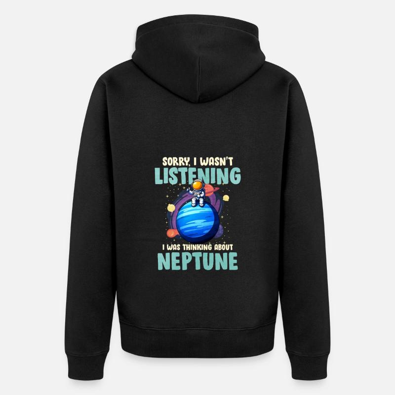 Neptune - Veste à capuche bio Premium Unisexe - noir