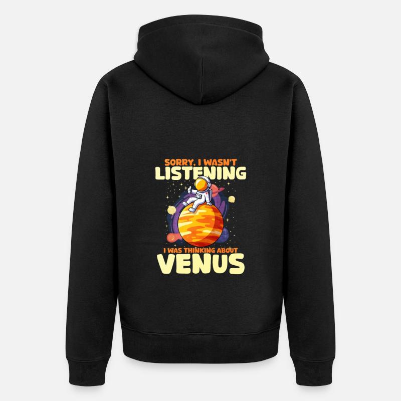 Vénus - Veste à capuche bio Premium Unisexe - noir