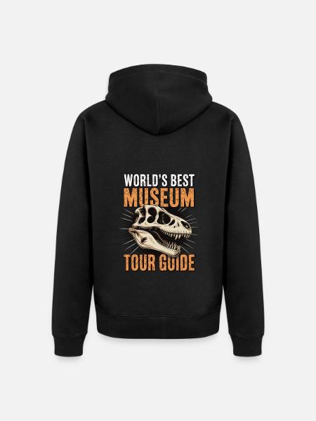 Musée - Veste à capuche bio Premium Unisexe - noir