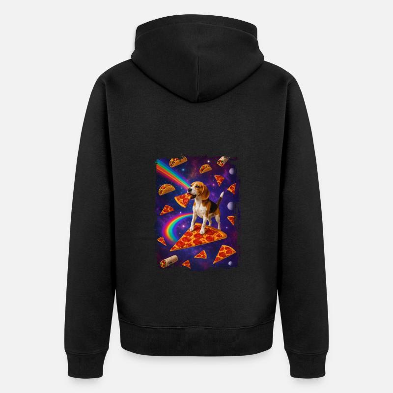 Beagle - Veste à capuche bio Premium Unisexe - noir