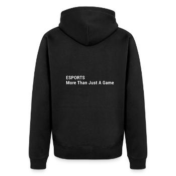 ESPORTS More Than Just A Game - Computer Gaming - Unisex Premium Organic Zip Hoodie - black - Back - Nico (187cm)
